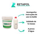 Ver imagem 6 de Retapur Kit 2 Baldes Cola Pu Para Borracha 9,08 Kg Retapol