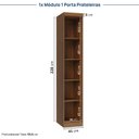 Ver mais imagens de Guarda-Roupa Planejado 7 Peças 6 Portas Arani CabeCasa MadeiraOriginals Marrom/Cinamomo/Off White