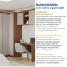 Guarda-Roupa Modulado 7 Peças 6 Portas Arani CabeCasa MadeiraOriginals - 15