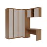 Guarda-Roupa Modulado 7 Peças 6 Portas Arani CabeCasa MadeiraOriginals - 3