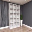 Ver imagem 4 de Expositor Armário Nichos Loja Bia Branco Closet