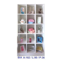 Expositor Armário Nichos Loja Bia Branco Closet - 2