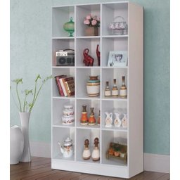Expositor Armário Nichos Loja Bia Branco Closet - 3