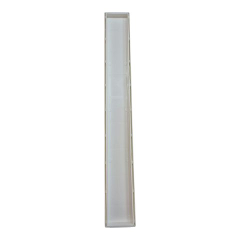 Ralo Invisível Linear Branco 6x50cm Piso Banheiro Ss Lares