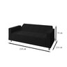 Sofá Cama 3 Lugares Mônaco: Sued Preto - 7