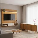 Ver imagem 7 de Painel para Tv Suspenso Evo com Buffet Saluti Cinamomo Off White – Hb Móveis