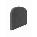 Ver imagem 5 de Cabeceira Queen 158cm Curva Estofada Bouclé Cama Box Fly:Cinza Escuro