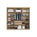 Ver imagem 2 de Guarda Roupa 6 Portas e 2 Gavetas PH1707 Nogueira/Off White - Herval