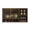 Armário Aéreo Modulado Vazado com Vidro Fidelitá Paris 120cm 3 Portas - 2