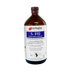 Cola Sinteglas para Acrílico Semiviscosa S-310 (01 Lit) - 1