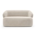 Ver imagem 6 de Sofá Orgânico 02 Lugares Living Glee 140cm Veludo Bege - Desk Design