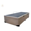 Ver imagem 2 de Cama Box Bau Solteirão 0,96 X 2,03 Blindada Super Reforçada - Bege Corino
