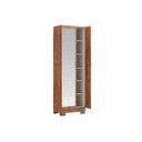Ver imagem 3 de Armário Multiuso Lavanderia 547 c/ 1 Porta c/ Espelho e Pés Branco - Carraro