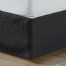 Saia Box Solteiro Basic Matelada Preto - 1