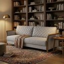 Ver imagem 6 de Sofa 2 Lugares Ambar 165 cm Braços Pes em Madeira Boucle Tce 1018 Moll