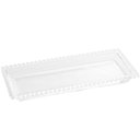 Ver imagem 1 de Kit 8 Travessas Cristal Pearl Wolff 30x13x3cm para Servir Frios Pães Doces Retangular Bandeja