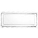 Ver mais imagens de Kit 8 Travessas Cristal Pearl Wolff 30x13x3cm para Servir Frios Pães Doces Retangular Bandeja