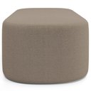 Ver imagem 2 de Cabeceira Cama Box 100cm Lanna com Puff Recamier Doha W01 Bouclê Bege - Lyam Decor