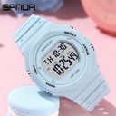 Ver mais imagens de Relógio Feminino Sanda 6069 À Prova D'água Azul