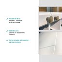 Ver imagem 4 de Armário Aéreo Milla com Portas de Vidro e Branco Mdf 120cm Carraro