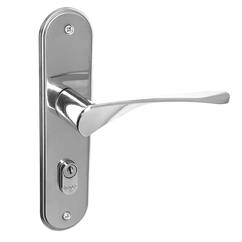 Fechadura Haga - Luna - Espelho 280 - Externa - 20593b