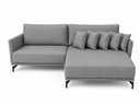 Ver imagem 1 de Sofá Ibiza Linho Cinza 1.90m Chaise Lado Direito ou Esquerdo – Design Moderno e Conforto Premium