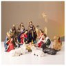 Presépio de Natal Natalino 14 Peças em Borracha 23cm - 1