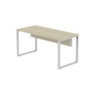 Ver imagem 5 de Escrivaninha Mesa Escritório X 150cm Industrial Castanheira e Cinza