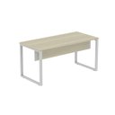 Ver imagem 3 de Escrivaninha Mesa Escritório X 150cm Industrial Castanheira e Cinza
