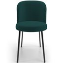 Ver imagem 3 de Kit 6 Cadeiras Sala de Jantar Estofada Gavi L02 Bouclê Verde - Lyam Decor