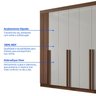 Guarda-Roupa Casal MDF 8 Portas Ripado Imperio - 7