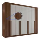 Ver imagem 6 de Guarda-Roupa Casal MDF 8 Portas Ripado Imperio