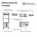 Ver imagem 3 de Cozinha Completa Pieta 9 Portas 1 Gaveta MDP 330cm Branca Madesa