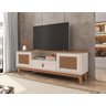 Rack para TV 1.6 Gabriela Efeito Palha Off White Noce - 5