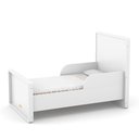 Ver imagem 5 de Jogo de Quarto Infantil Tutto New Guarda Roupa 2 Portas e Berço Branco Soft com Capitonê - Matic M