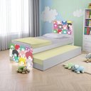 Ver imagem 1 de Bi Cama Juvenil Zap com Cabeceira Ursinhos Coloridos