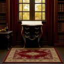 Ver imagem 2 de Cômoda Bombê Clássica com Tampo em Mármore 3 Gavetas 72x39x64cm