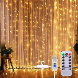 Cortina de Led Decoração com Controle Natal - 1