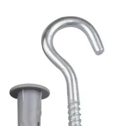 Gancho com Bucha 10mm - 6 Peças - Eda - 4