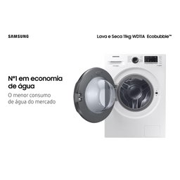 Lava e Seca Samsung Ecobubble 11kg Branca WD11A - 127V - 2