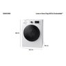 Lava e Seca Samsung Ecobubble 11kg Branca WD11A - 127V - 11