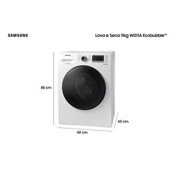 Lava e Seca Samsung Ecobubble 11kg Branca WD11A - 127V - 5
