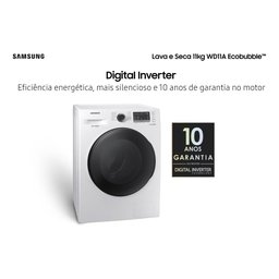 Lava e Seca Samsung Ecobubble 11kg Branca WD11A - 127V - 9
