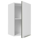Ver imagem 6 de Armário Aéreo Madesa Lux 40 cm 1 Porta Branco/Branco Veludo