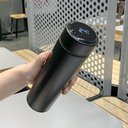 Ver imagem 1 de Garrafa Térmica MS704 500ml Inox Inteligente com Medidor de Temperatura Ideal para Viagens Escritóri