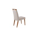 Ver imagem 3 de Mesa de Jantar + 4 Cadeiras Itália Tampo 120 Cm Castanho