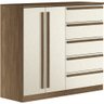 Comoda Grande Malaga Gold 2 Portas 5 Gavetas Santos Andira - 1