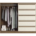 Ver imagem 3 de Comoda Grande Malaga Gold 2 Portas 5 Gavetas Santos Andira