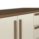 Ver imagem 7 de Comoda Grande Malaga Gold 2 Portas 5 Gavetas Santos Andira