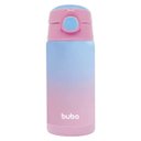 Ver imagem 2 de Copo Garrafa Termica Infantil com Canudo AÇO INOX 400ML Buba Azul